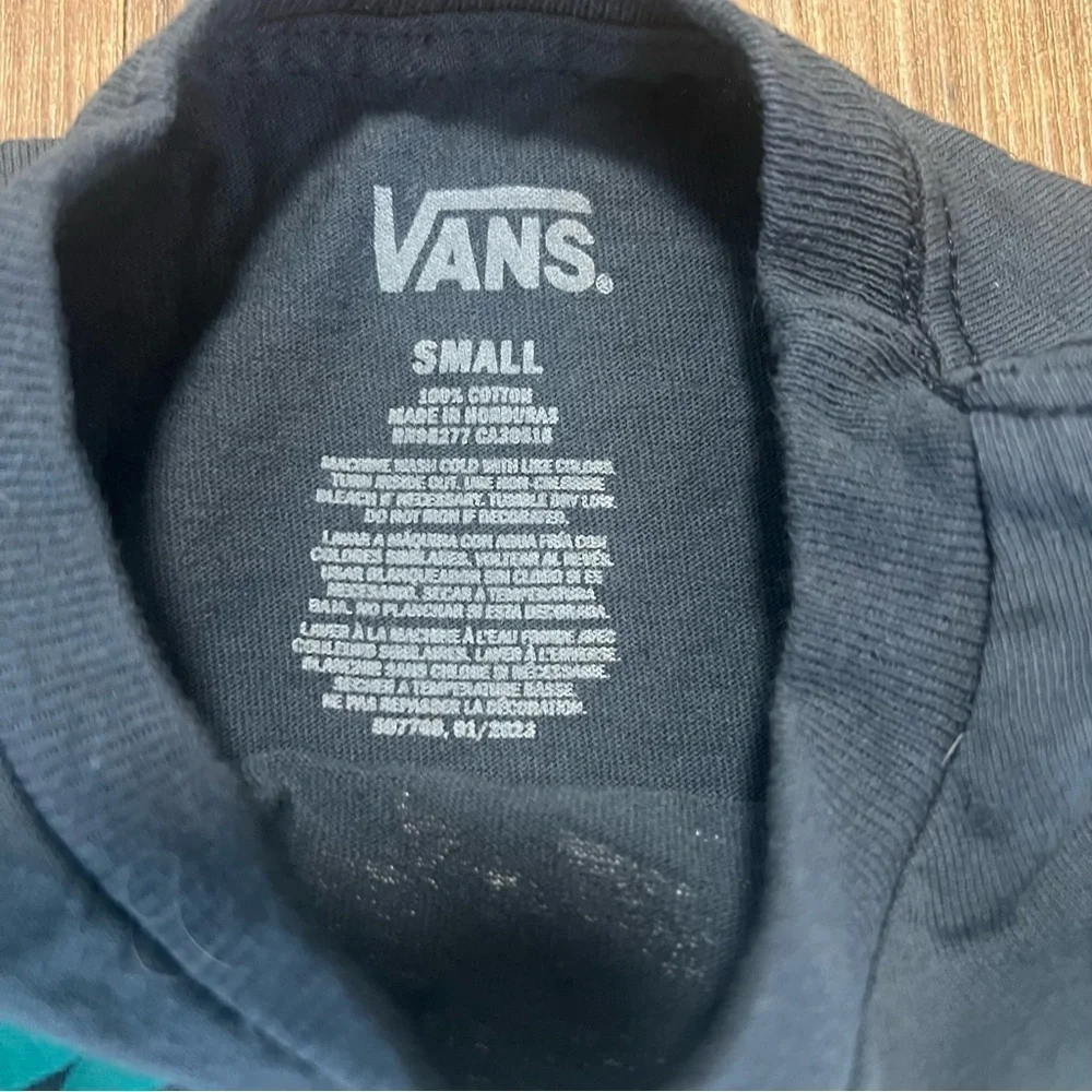 Vans Kids Basic Graphic Short Sleeve T-Shirt Checkered Size Small NWOT
